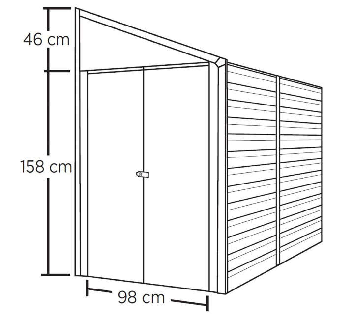SPACEMAKER Anlehngerätehaus